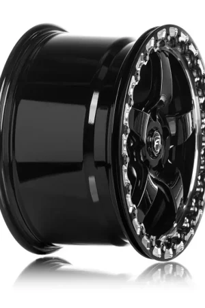 Forgestar D5 Beadlock 17x10 / 5x115 BP / ET00 / 5.5in BS Gloss Black Wheel Handmade
