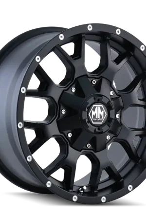 Mayhem Warrior 8015 Matte Black 18x9 5x114.3/5x127 18mm 87mm Time-Limited