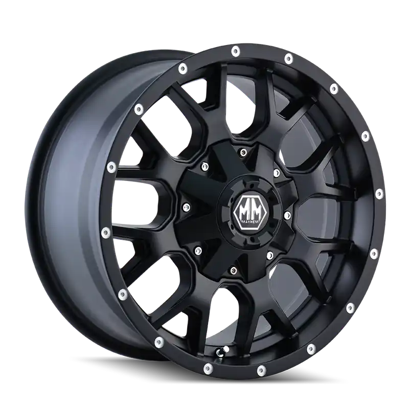 Mayhem Warrior 8015 Matte Black 18x9 5x114.3/5x127 18mm 87mm Time-Limited