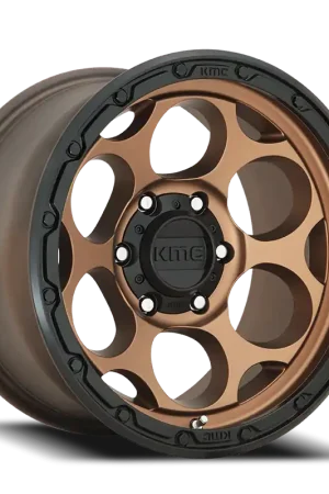 KMC Dirty Harry KM541 BRZ 17x8.5 +0 5x127mm 71.5mm Matte Bronze Black Lip Reduced Price
