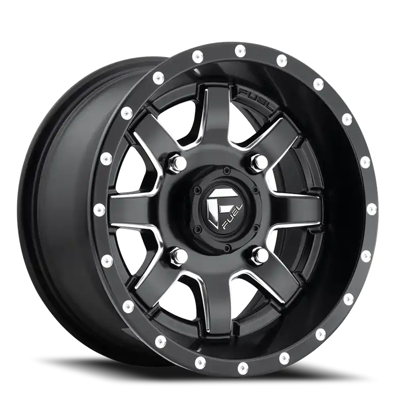 Fuel Maverick UTV D538 16x7 +13 4x110mm 79.4mm Matte Black Milled Best Price