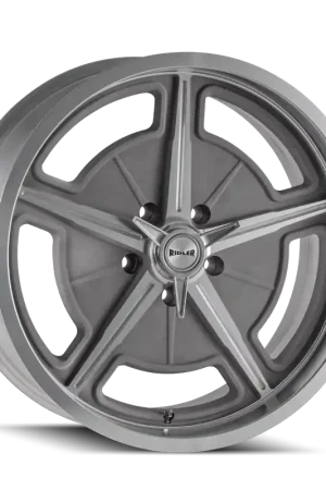 Fan Favorite Ridler 605 Matte AsxCast Machined 18x8 5x120.65 0mm 83.82mm