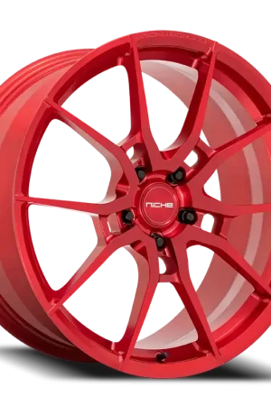 Instant Buy Niche Kanan T113 20x10.5 +35 5x112mm 66.56mm Brushed Candy Red