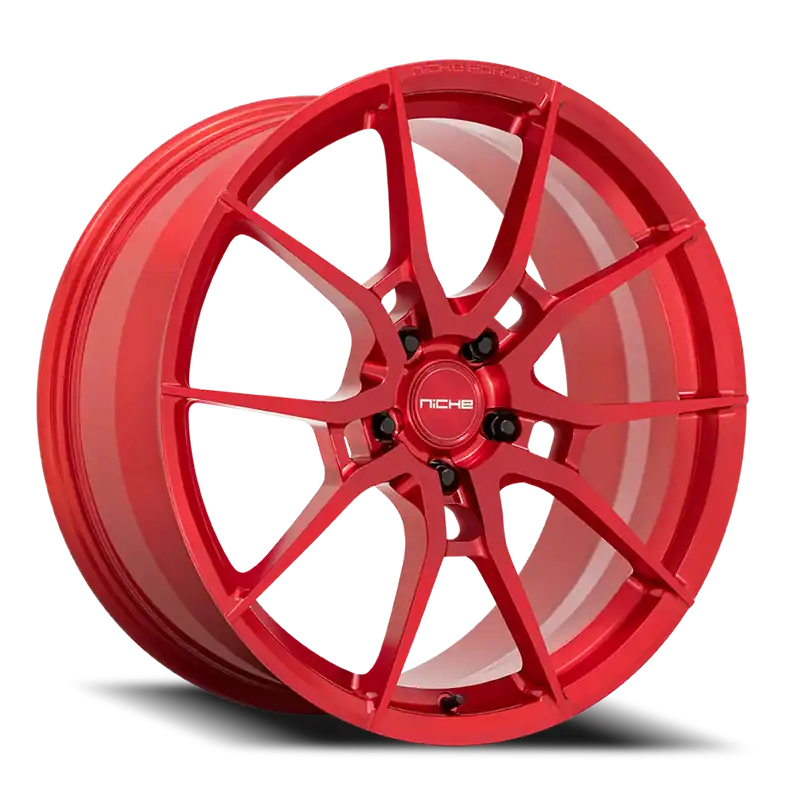 Instant Buy Niche Kanan T113 20x10.5 +35 5x112mm 66.56mm Brushed Candy Red