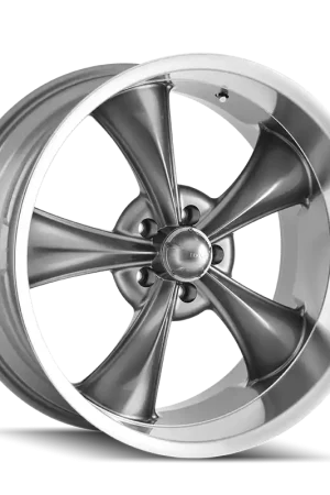 Reduced Price Ridler 695 Gloss Grey Machined 20x10 5x127 0mm 83.82mm