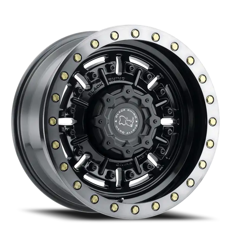 Black Rhino Abrams GB-MDT 18x9.5 -18 6x139.7mm 112.1mm Gloss Gunblack Machined Dark Tint Lip Place Order