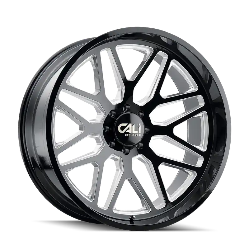Money Back Guarantee Cali OffxRoad Invader 9115 Gloss Black Milled 22x12 6x139.7 x51mm 106.1mm