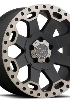 Black Rhino Warlord BK 20x9 -12 5x127mm 71.6mm Matte Black Machined Dark Tint Lip Fast Shipping
