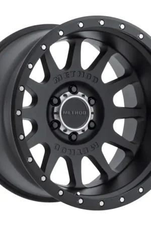 Method MR605 NV 20x10 -24mm Offset 6x5.5 106.25mm CB Matte Black Wheel Fast Shipping