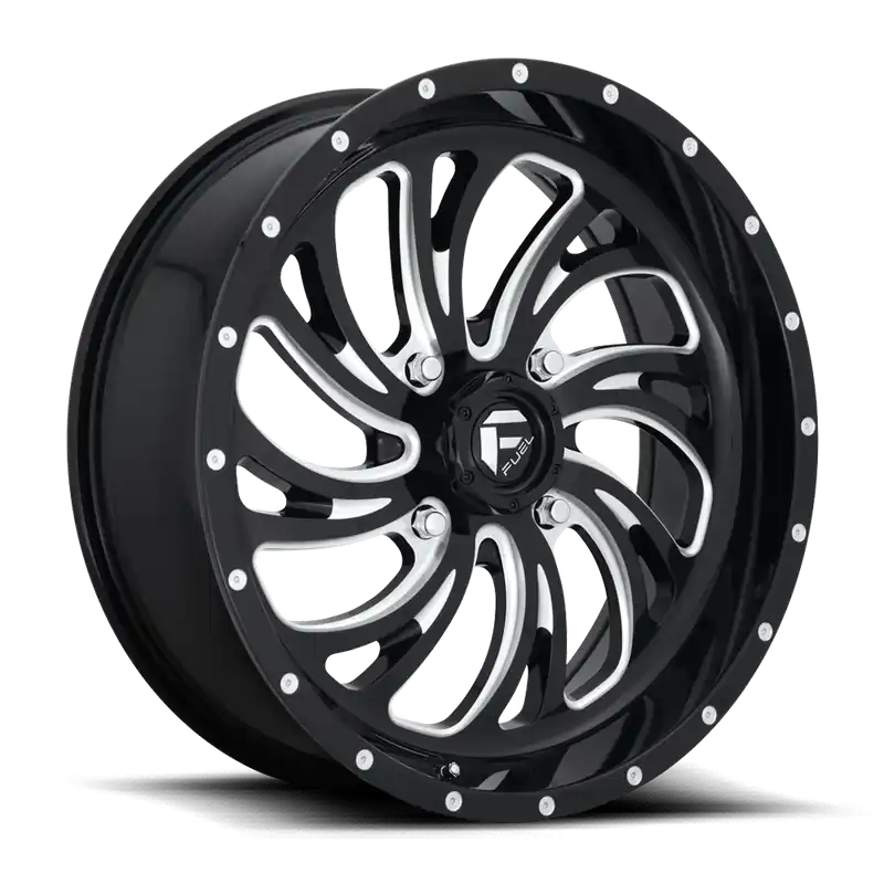 Fan Favorite Fuel Kompressor UTV D641 24x7 +13 4x156mm 132mm Gloss Black Milled
