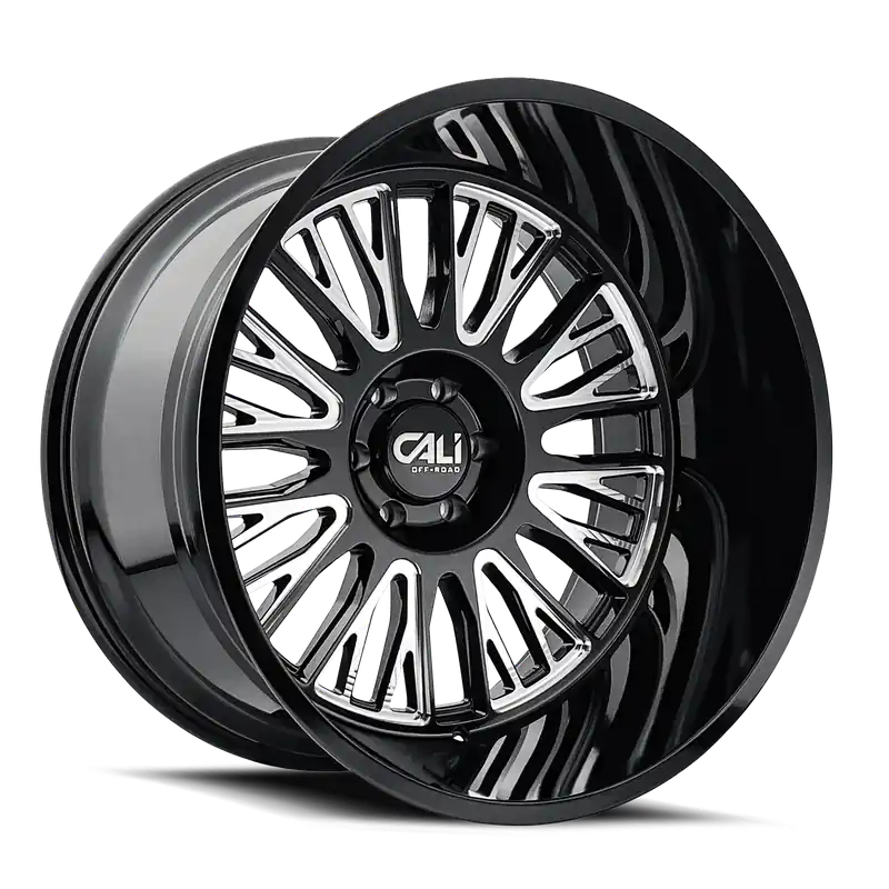 Get Yours Cali OffxRoad Vertex 9116 Black Milled 24x14 6x135 x76mm 87.1mm