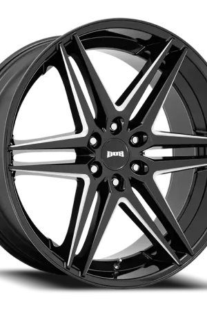 Today Only DUB Dirty Dog S267 26x10 +30 6x135mm 87.1mm Gloss Black Milled