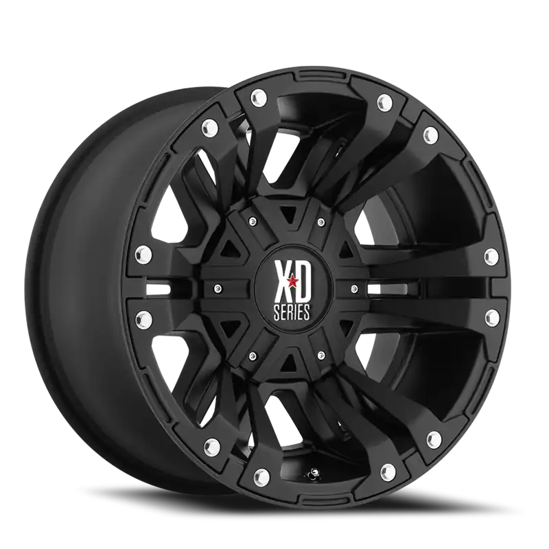 XD Series Monster II XD822 MB 17x9 +18 6x135/6x139.7mm 106.25mm Matte Black New Arrival