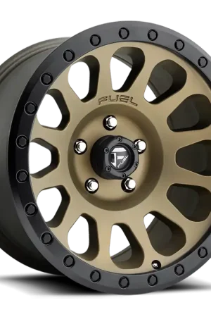 Big Sale Fuel Vector D600 17x8.5 +7 6x139.7mm 108mm Bronze Black Bead Ring