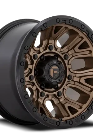 Buy Direct Fuel Traction D826 20x9 +1 6x139.7mm 106.1mm Matte Bronze Black Ring