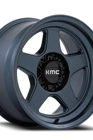 Weekend Sale KMC Lobo KM728 BLU 17x8.5 -10 6x135mm 87.1mm Metallic Blue
