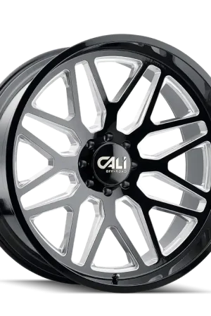 Cali OffxRoad Invader 9115 Gloss Black Milled 20x10 8x170 x25mm 125.2mm Certified