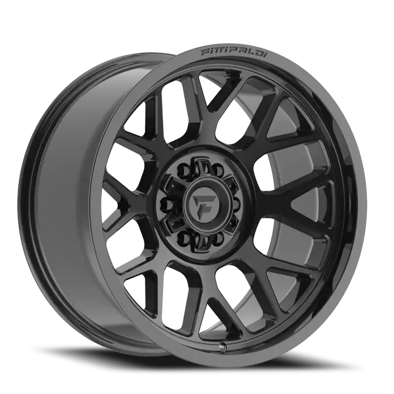 Modern Fittipaldi Offroad Alpha Series FA17B 20x9 +18 8x165mm 125.2mm Gloss Black