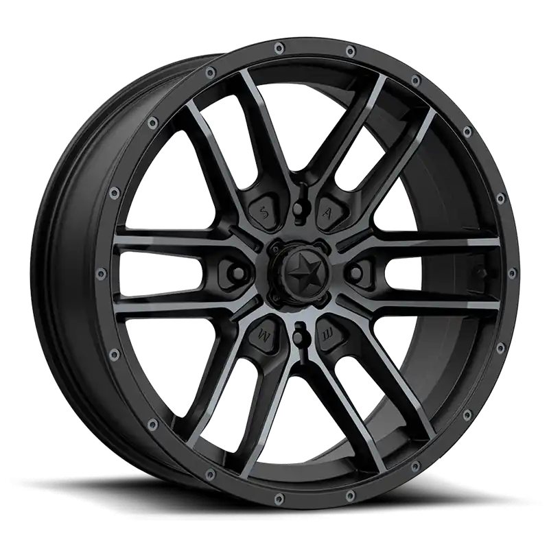 MSA Fang M43 20x7 +10 4x137mm 112mm Satin Black Titanium Tint High Quality