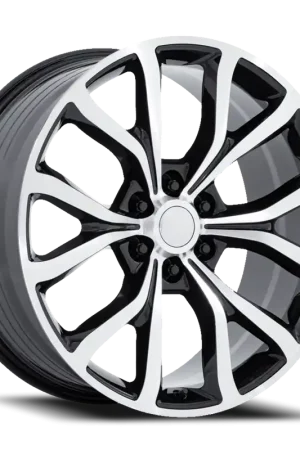 Performance Replica PR230 BD 22x9.5 +44 6x135mm 87.1mm Gloss Black Machined Face Instant Buy