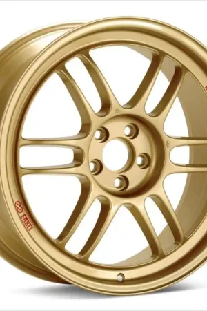 Viral Enkei RPF1 18x9.5 5x114.3 38mm Offset 73mm Bore Gold Wheel