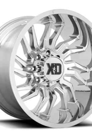 Express Delivery XD Series Tension XD858 CH 22x10 -18 8x165.1mm 125.1mm Chrome