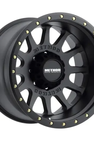 Method MR605 NV 20x12 -52mm Offset 8x6.5 121.3mm CB Matte Black Wheel Top Pick