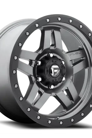 Fuel Anza D558 17x8.5 -6 5x127mm 78.1mm Matte Gunmetal Grab Now