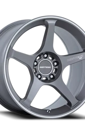 Motegi MR159 Battle V AD 18x10.5 +35 5x114.3mm 72.56mm Gunzilla Machined Lip Stripe Order Now