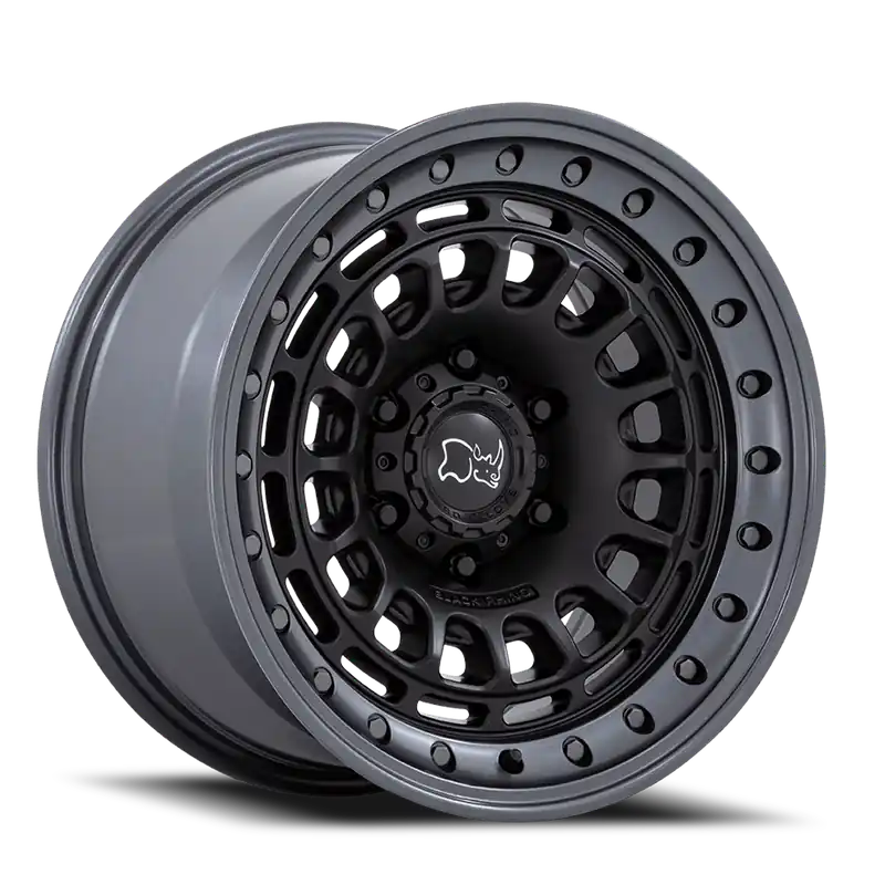 Black Rhino Sahara MA 17x9 -12 6x139.7mm 106.1mm Matte Black Gunmetal Lip Popular