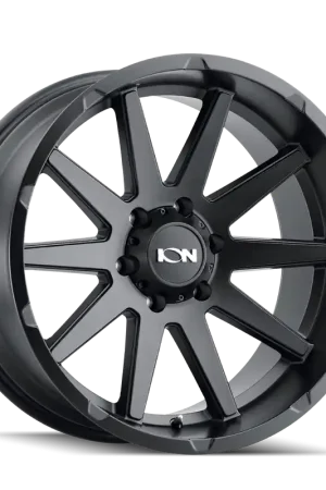 Hot Picks Ion 143 Matte Black 20x9 8x180 25mm 124.1mm