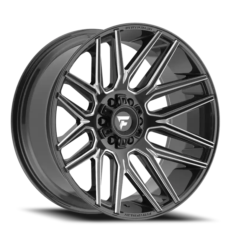 Buy Direct Fittipaldi Offroad Alpha Series FA14 BM 22x10 -19 8x165mm 125.2mm Gloss Black Milled