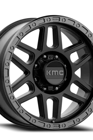 KMC Mesa KM544 SB 18x9 +18 8x165.1mm 125.5mm Satin Black Gloss Black Lip Clearance