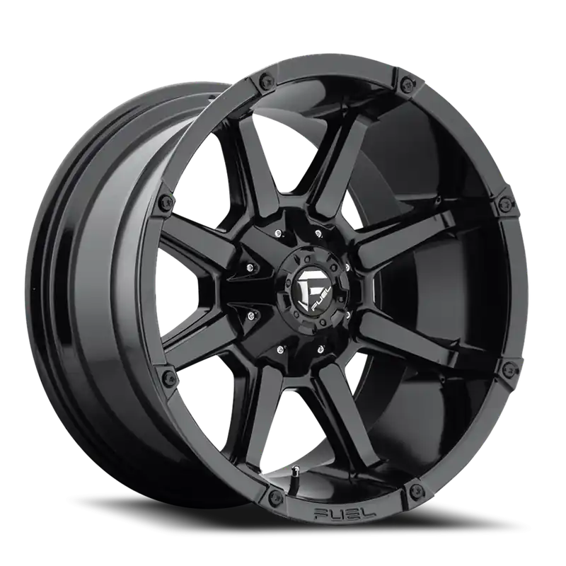 Professional Grade Fuel Coupler D575 20x9 +1 8x165.1mm 125.2mm Gloss Black