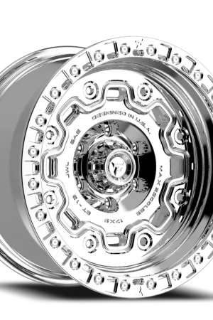 Fittipaldi Offroad Terra Series FT100 MC 17x9 -12 6x139.7mm 106.2mm Chrome Mirror Coat Chrome Original