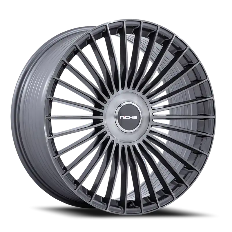 While Supplies Last Niche Serene NC282 TG 22x10 +30 6x135/6x139.7mm 100.3mm Gloss Titanium Brushed