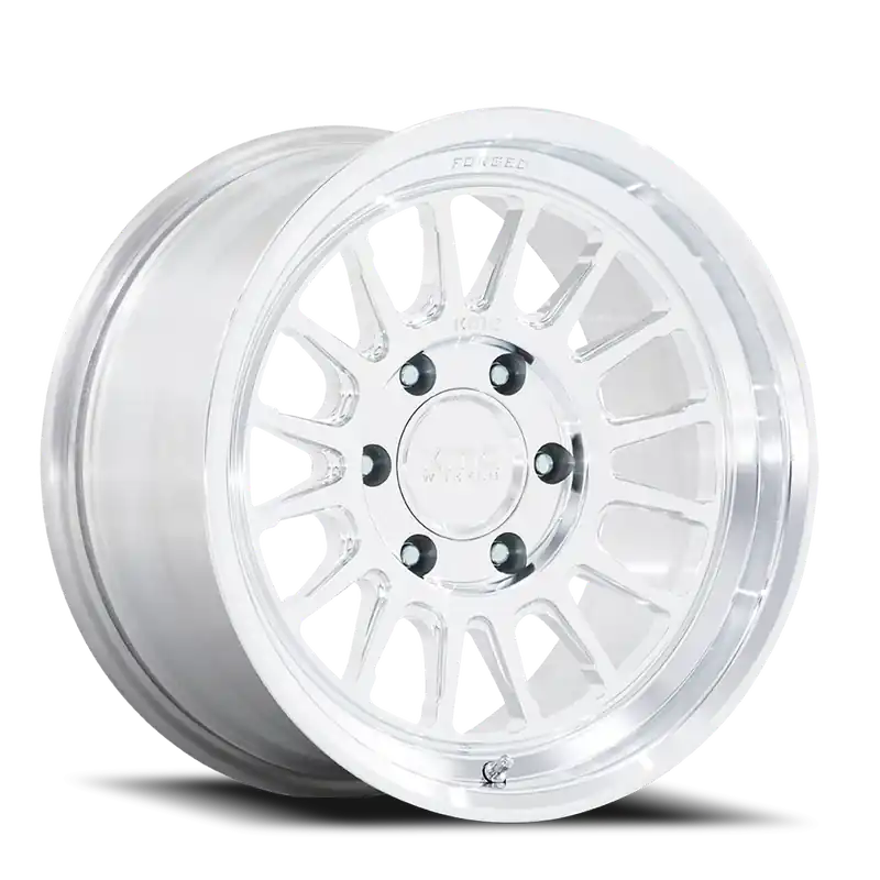 KMC Impact Forged KM447DX 17x8.5 -10 6x139.7mm 106.1mm Machined Raw Machined Professional Grade