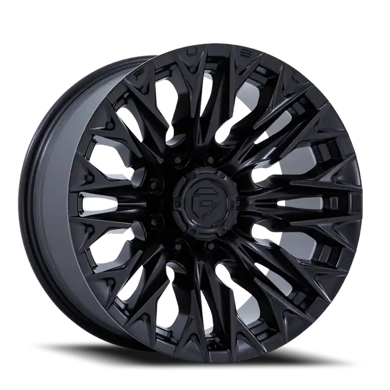 Fuel Flame 8 D804 20x9 +20 8x180mm 124.2mm Blackout One Day Deal