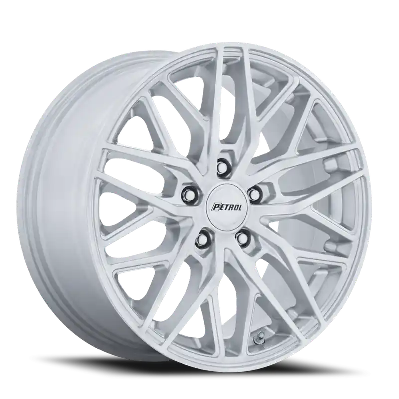 Sale Petrol P3E SD 19x8.5 +40 5x110mm 72.56mm Gloss Silver Machined Brushed