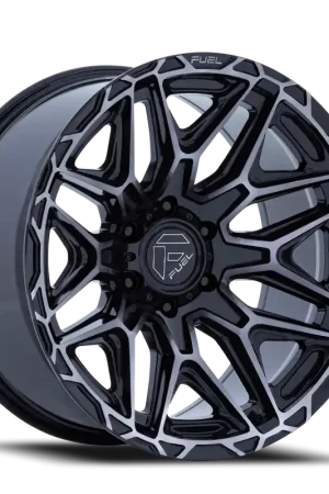 Fuel Injector FC885 BT 20x9 +20 6x135mm 87.1mm Gloss Black Machined Face-Dark Tint Handmade