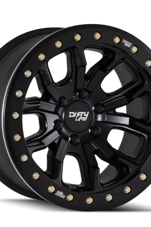 Don’t Miss Out Dirty Life DTx1 9303 Satin Black 17x9 5x127 x12mm 78.1mm