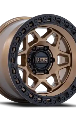 KMC Torx KM553ZB 17x9 -12 6x139.7mm 106.1mm Matte Bronze Gloss Black Lip Direct From Factory