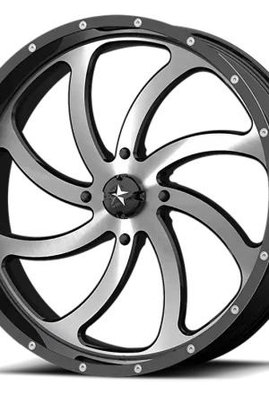 Fresh Stock MSA Switch M36 GBM 18x7 +0 4x156mm 132mm Gloss Black Machined Face