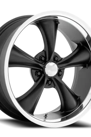 Get Yours American Racing Boss TT VN338 BK 18x9.5 -4 5x114.3mm 72.56mm Textured Black Diamond Cut Lip