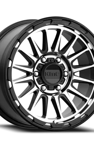 KMC Impact KM542 SMB 17x9 +18 6x135mm 87.1mm Satin Black Machined Super Sale