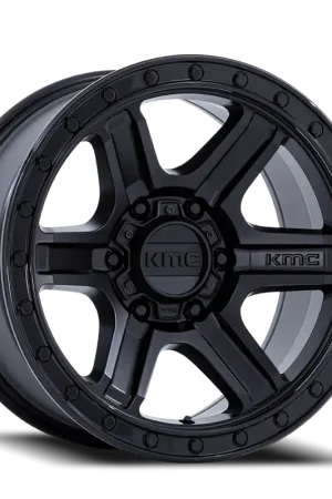 No Minimum Order KMC Outrun KM551 MBGBL 17x8.5 -10 6x135mm 87.1mm Matte Black Gloss Black Lip