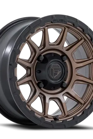 Weekend Sale Fuel Piston UTV FV866ZB 15x7 +10 4x137mm 96mm Matte Bronze Matte Black Lip