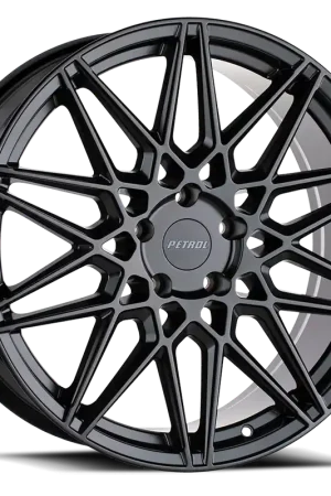 Petrol P3C GB 17x8 +40 5x108mm 72.1mm Semi Gloss Black Fast Shipping