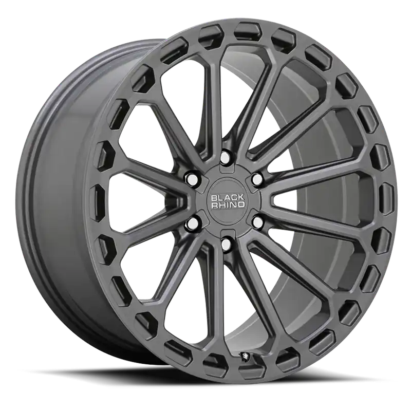 Fast Shipping Black Rhino Kaizen GY 17x9.5 +12 6x139.7mm 112.1mm Matte Gunmetal