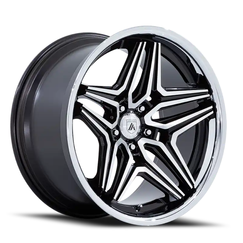 Asanti Black Label ABL-46 Duke GBM 20x9 +15 5x115mm 72.56mm Gloss Black Machined Instant Buy